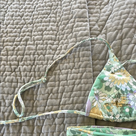 Skatie Floral Bikini Top Only - Picture 3 of 3